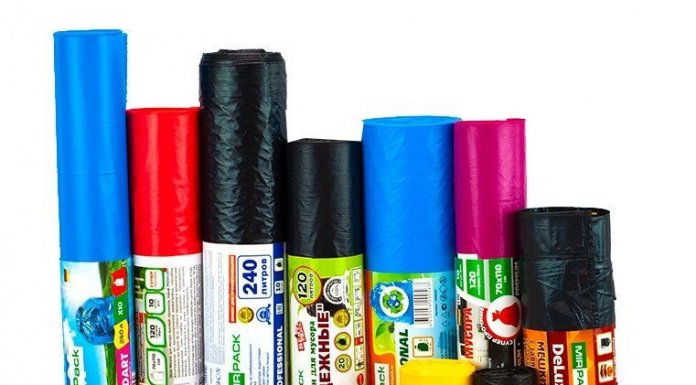 Разнообразие мусорных мешков