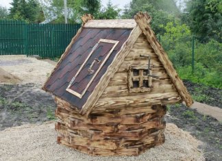 Варианты оформления оголовков колодцев