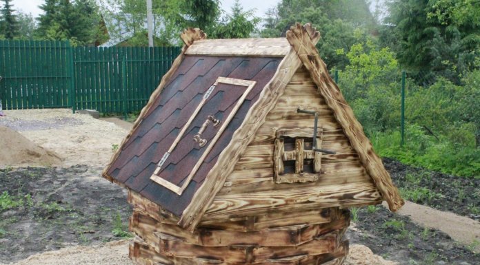 Варианты оформления оголовков колодцев