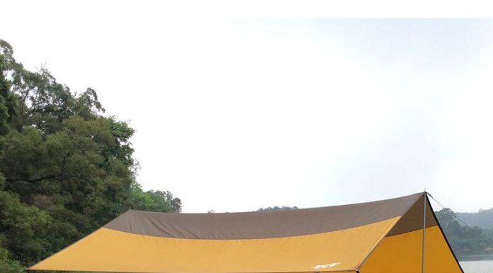 Шатры из тента – прекрасное место отдыха.