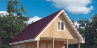 Домик мечты на садовом участке.