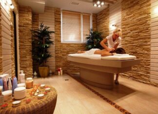 Массажный кабинет в бане
