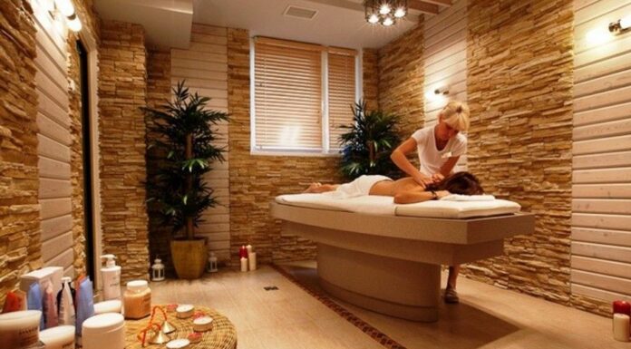Массажный кабинет в бане
