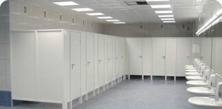 Из каких материалов делают сантехнические перегородки