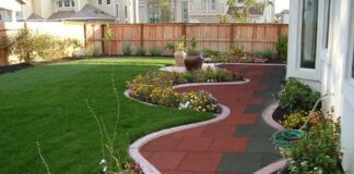 Плитка из резиновой крошки для дачи