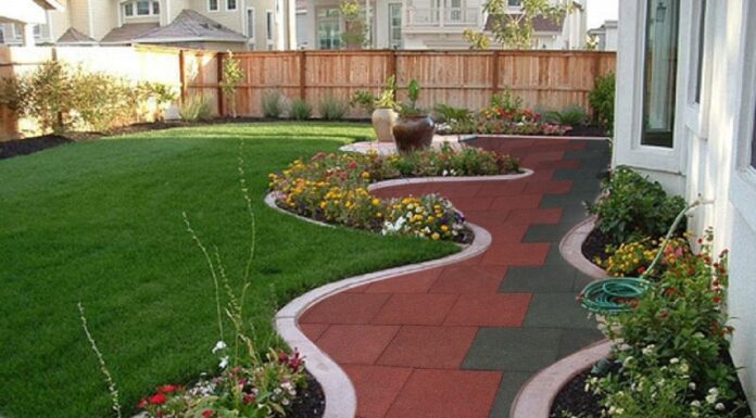 Плитка из резиновой крошки для дачи