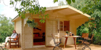 Красивый дом из бруса