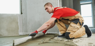 Обустройство напольной стяжки под керамическую плитку