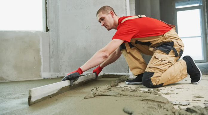 Обустройство напольной стяжки под керамическую плитку