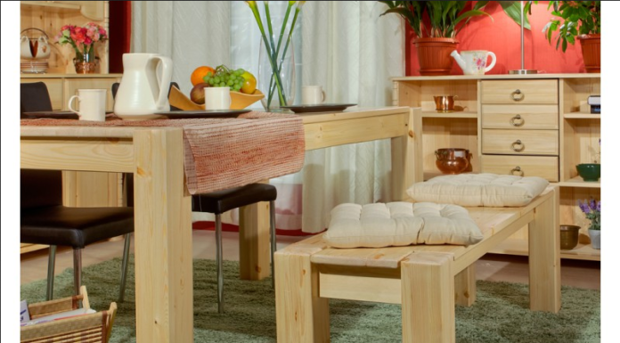 Особенности столов из массива сосны