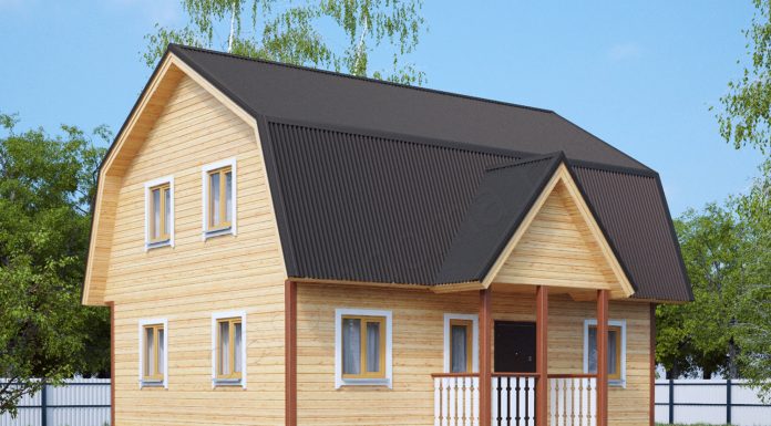 Дома из бруса 7×9 м — плюсы