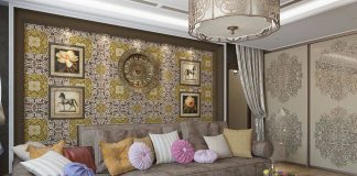 Какие элементы ориентализма используют для производства современных обоев