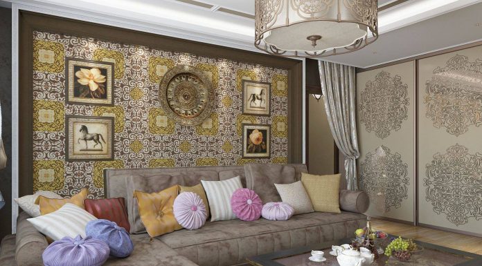 Какие элементы ориентализма используют для производства современных обоев