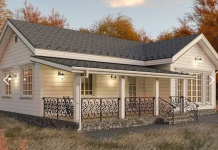 Одноэтажные каркасные дома для постоянного проживания: почему выгодно семье покупать каркасный дом?