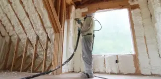 Утепление каркасного дома пенополиуретаном