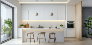 Угловые кухни с барной стойкой на заказ от производителя Kirmi