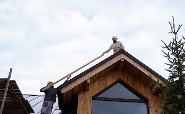 Строительство каркасной кровли: уклон и обрешётка